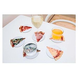 Pizza Slice Coasters Set brand new in box
